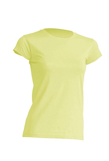 REGULAR T-SHIRT LADY light yellow neon